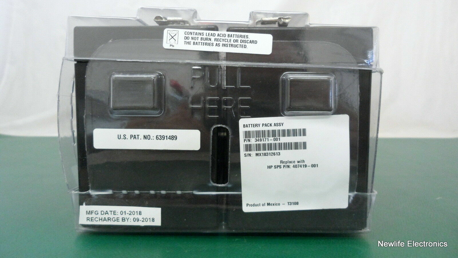 HP 407419-001 Battery Pack for R5500 XR Uninterruptible Power Supply