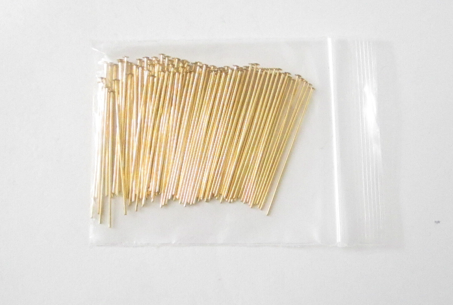 GOLDTONE HEAD PINS 1  1/2   INCH-PKG. OF 100-GREAT PRICE