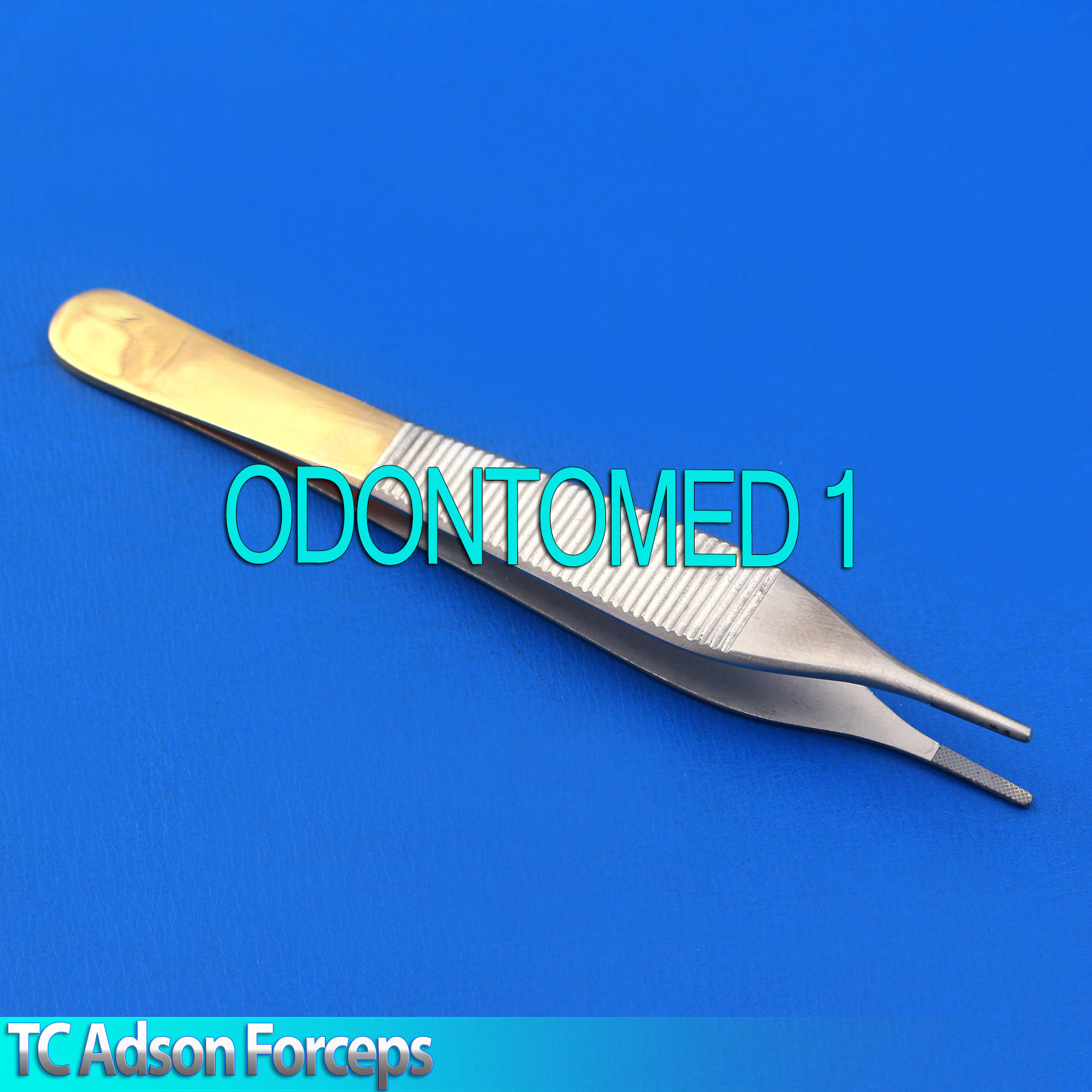 Tc Adson Dressing Forceps Tweezers Serrated 12cm 5" Dental Surgical Tungsten New