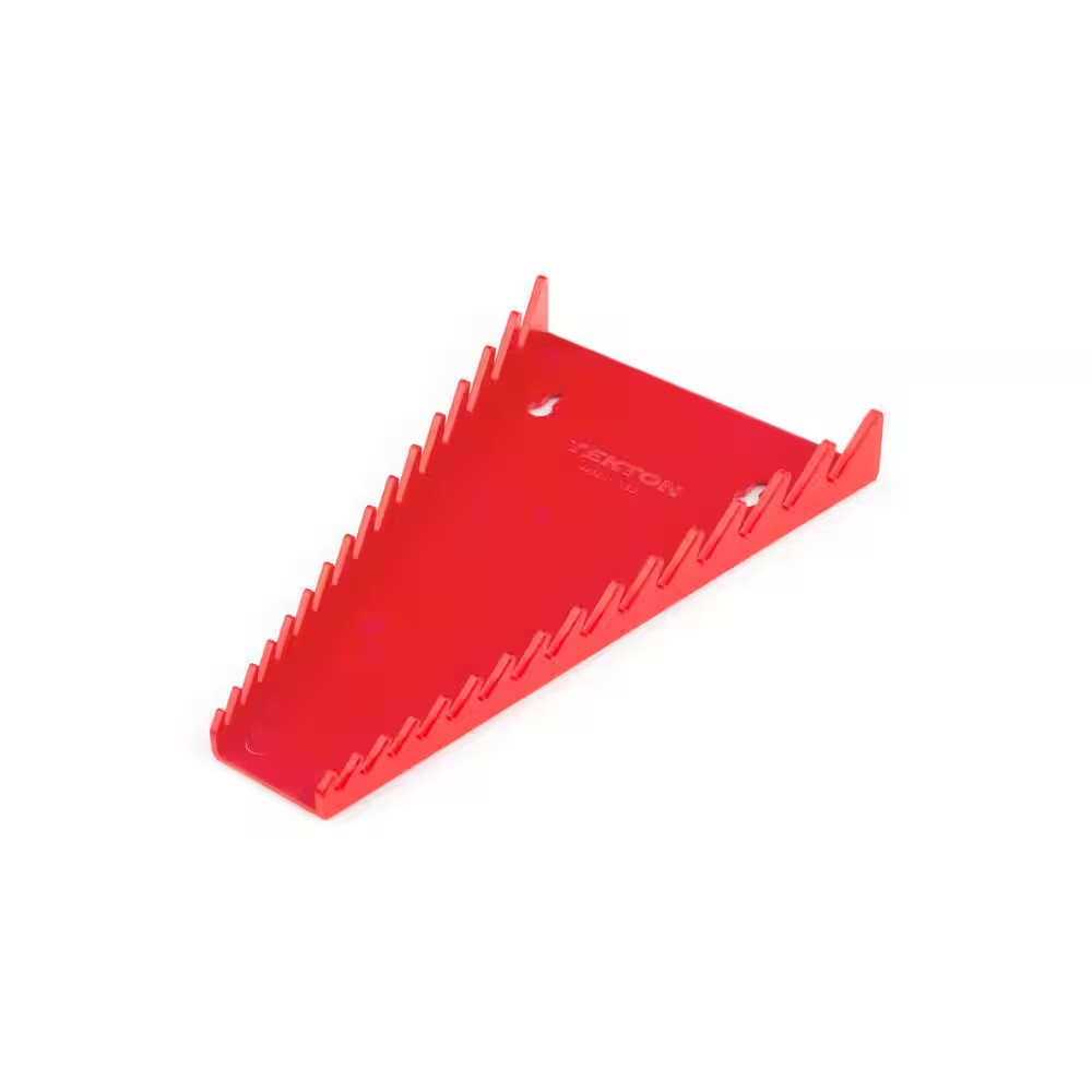 15-Tool Wrench Organizer Rack (Red)
