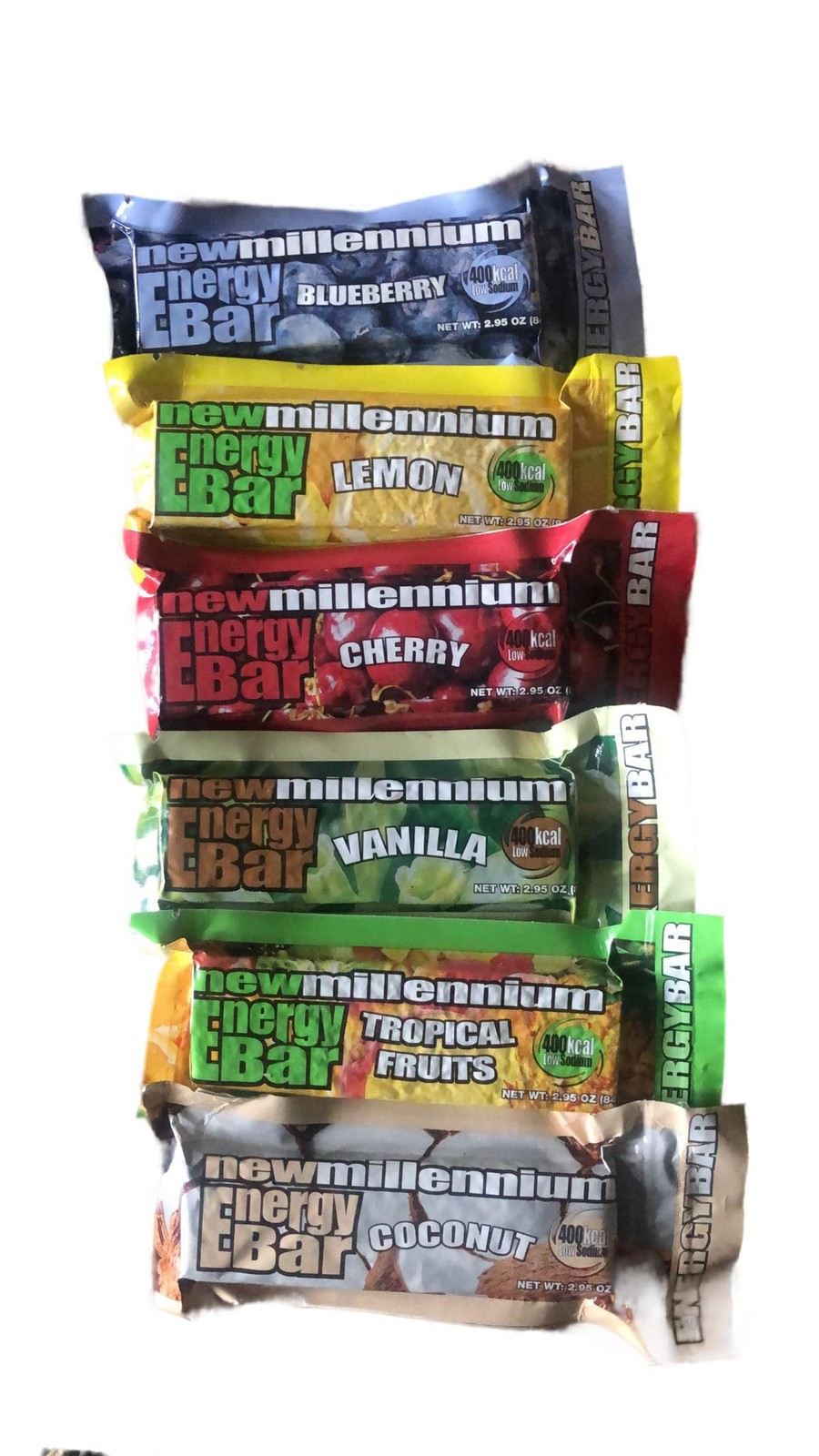 Millennium Assorted Energy Bars (6 Count) - Long (Pack of 6), MULTI COLOR