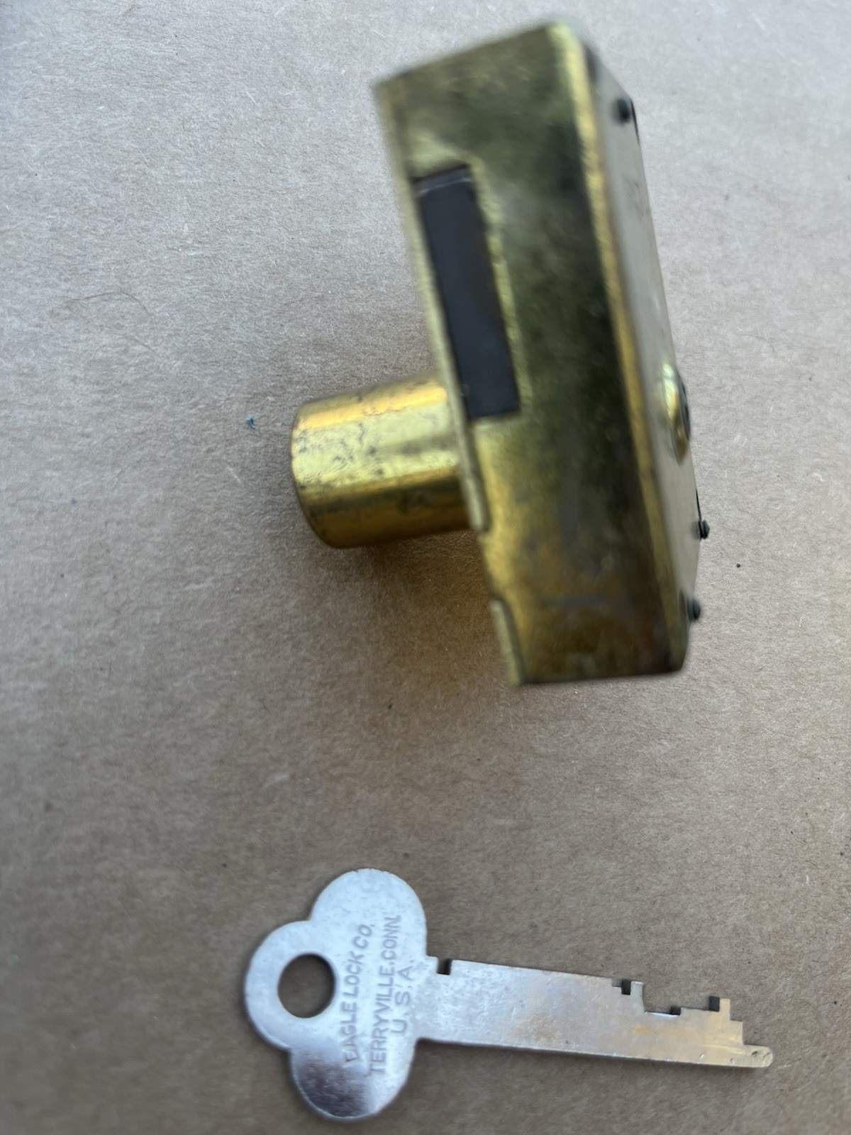 Antique Eagle Drawer Lock