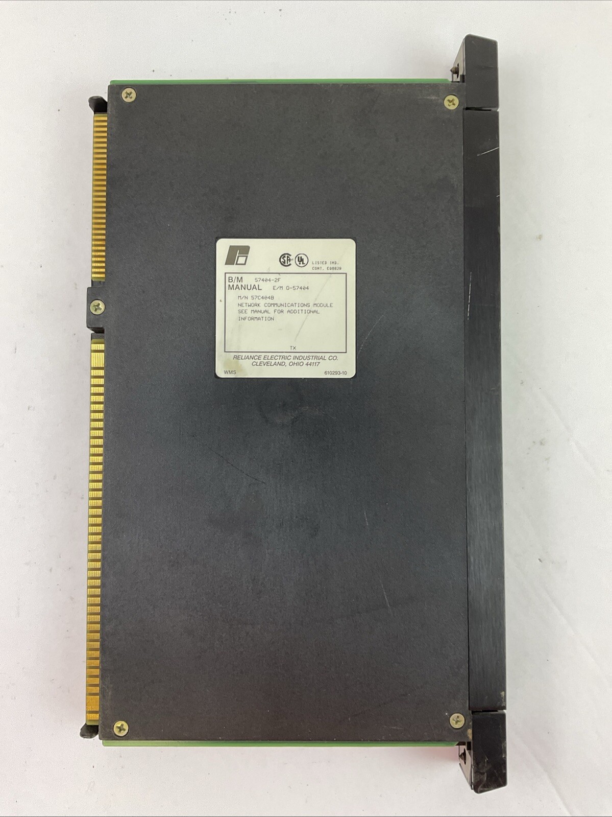 RELIANCE ELECTRIC 57C404B NETWORK COMMUNICATIONS MODULE 57404-2F