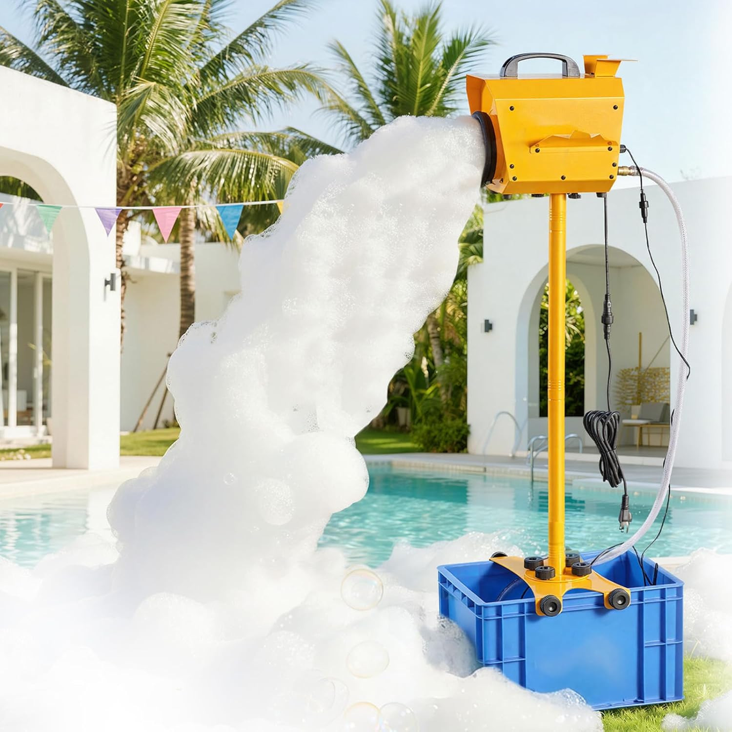 VEVOR Foam Machine, Adjustable Angle Control Foam Cannon Party Machine, Bubble C