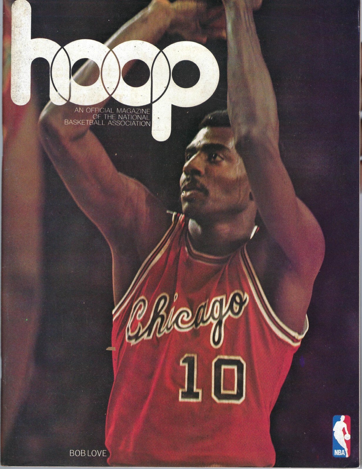1974 1975 Hoop Basketball program magazine Buffalo Braves Chicago Bulls Bob Love