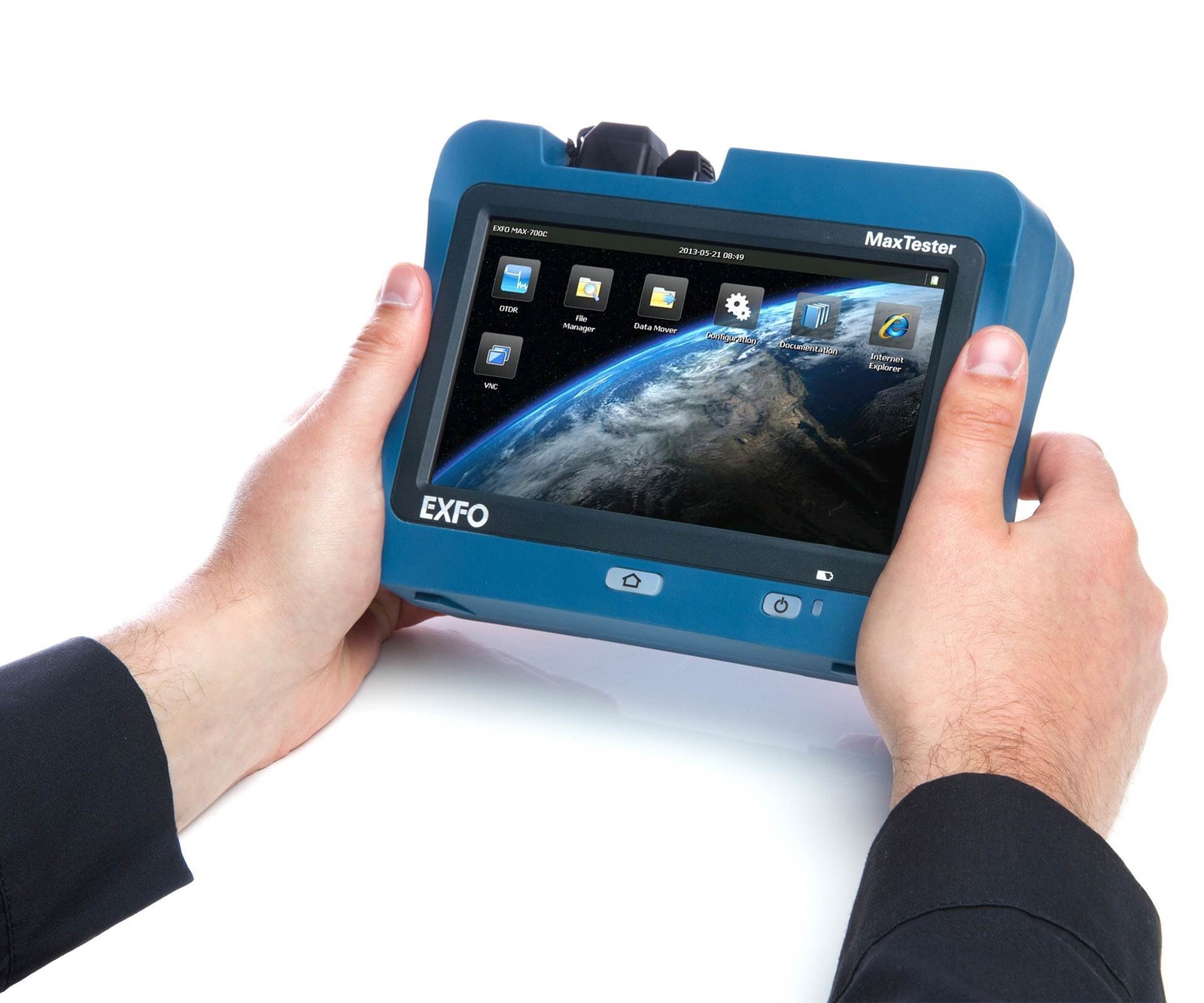 EXFO MAX-730C-SM1-OTDR-EA Optical Time Domain Reflectometer Singlemode PON 1310/