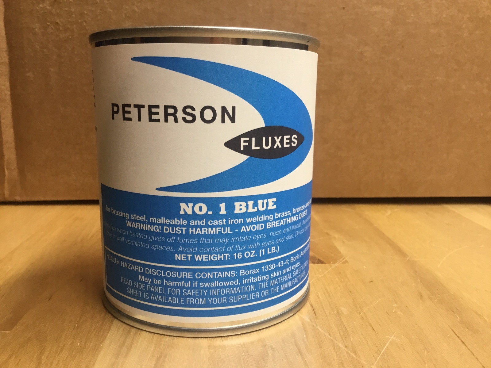 Peterson Blue Flux Peterson No.  1 (1 LB Can) Made In U.S.A.