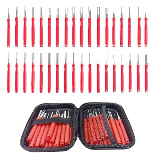 36PCS Terminal Removal Tool Kit Wire Connector Pin Extraction Fuse Puller