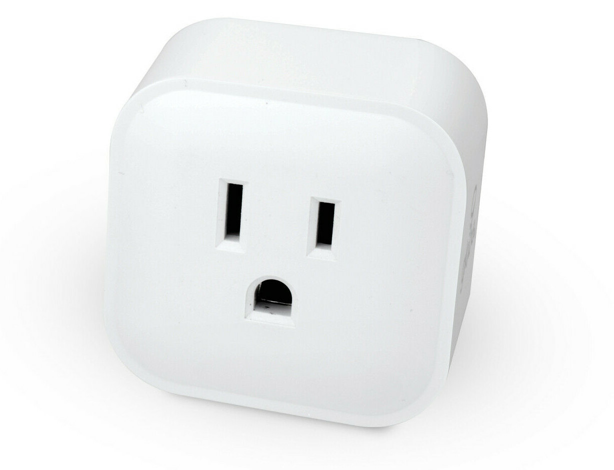 Globe Electric Wi-Fi Smart Plug - No Hub Required - White - WIFI App Compatible