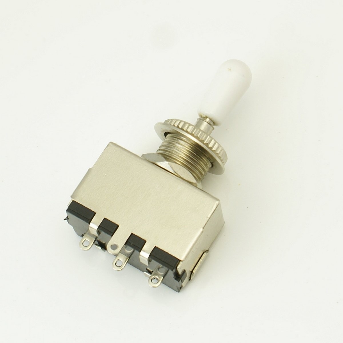 3 Way Toggle Switch Pickup Selector For Electric Guitar, Premium Box Style/White