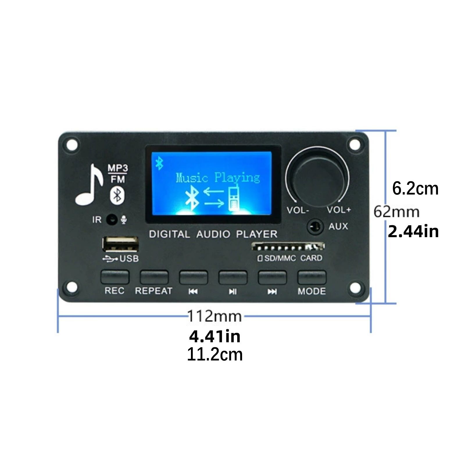 High Quality Bluetooth Amplifier Decoder Board MP3/WMA/WAV/FLAC/APE FM Radio