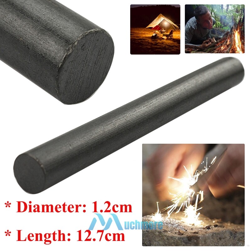Huge 1/2"x5" Ferrocerium Ferro Magnesium Rod Flint Fire Starter Camping Lighter