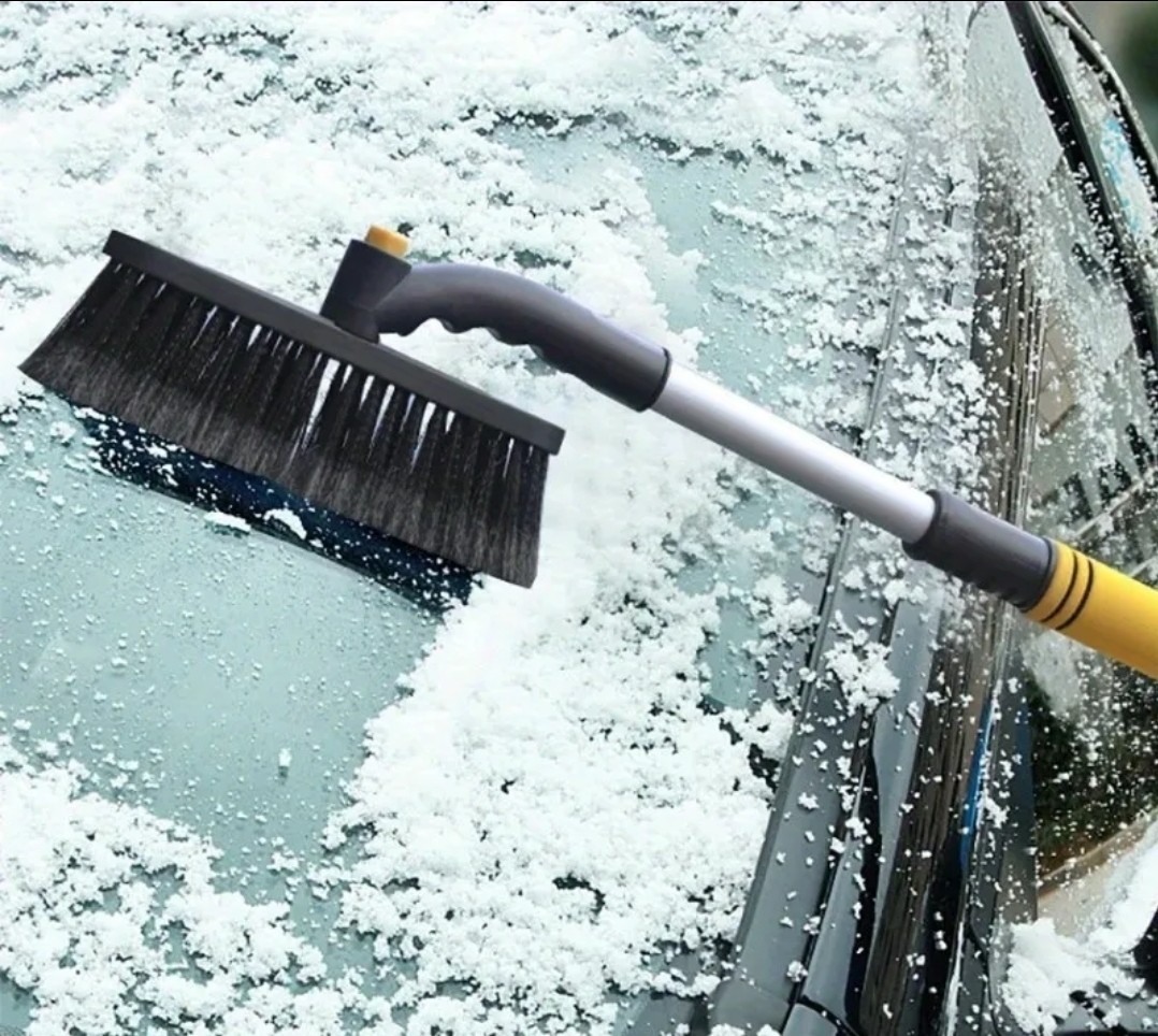 Retractable Car Snow Shovel with Brush Ice Scraper
