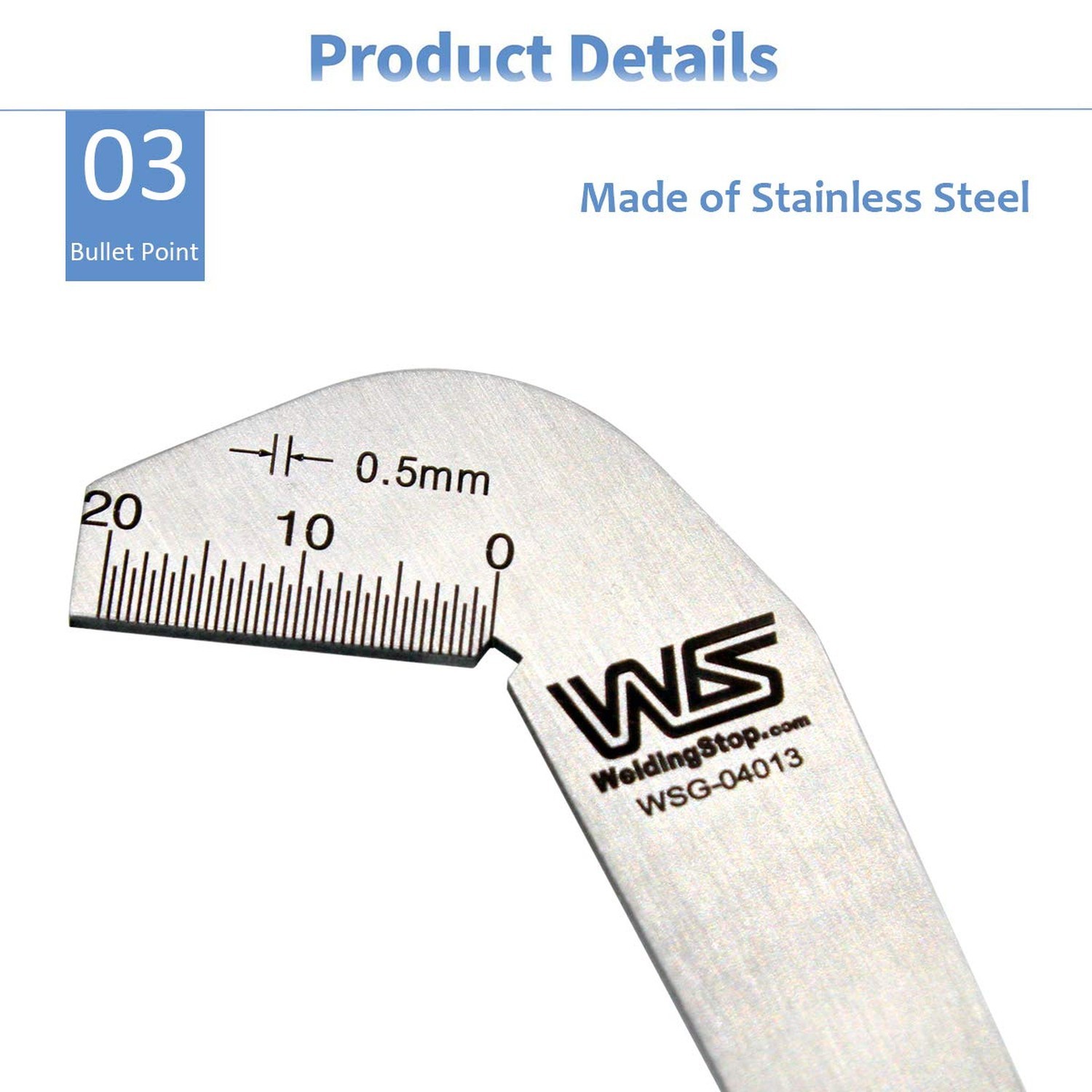 WeldingStop Drill Bits Gage 118 Degree Angle Drill Sharping Gauge, Stainless ...