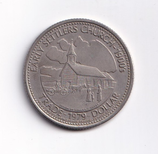 Canada  Rare Trade Dollar 1979 Grande Prairie Alberta