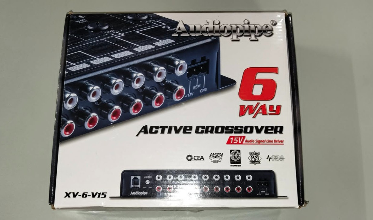 Audiopipe XV6V15 Active 6-way Stereo Crossover Signal Line Driver