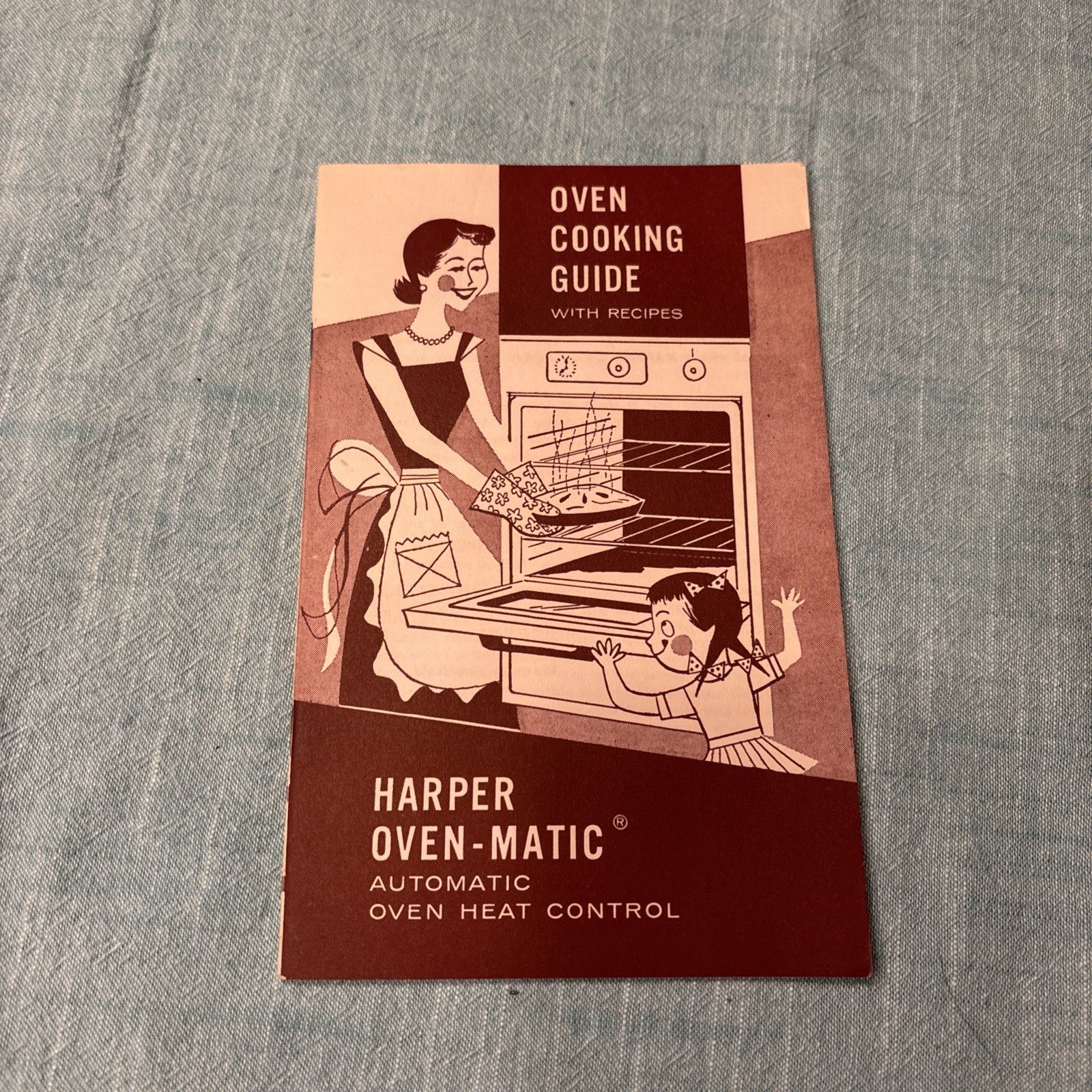 OVEN COOKING GUIDE with recipes HARPER OVEN-MATIC  INSTRUCTION MANUAL 31 Pages