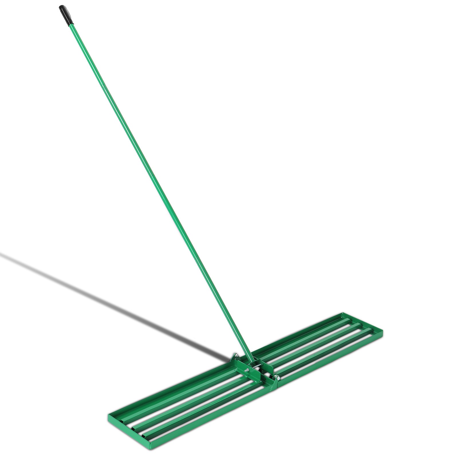 36-inch Lawn Leveling Rake with 75-inch Handle, Yard Leveling Tool for Soil Sand