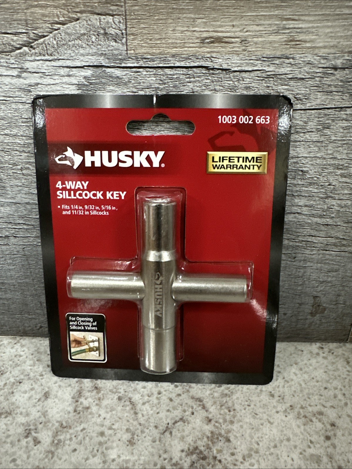 Husky Sillcock Keys Way Multiple Sizes New In Package