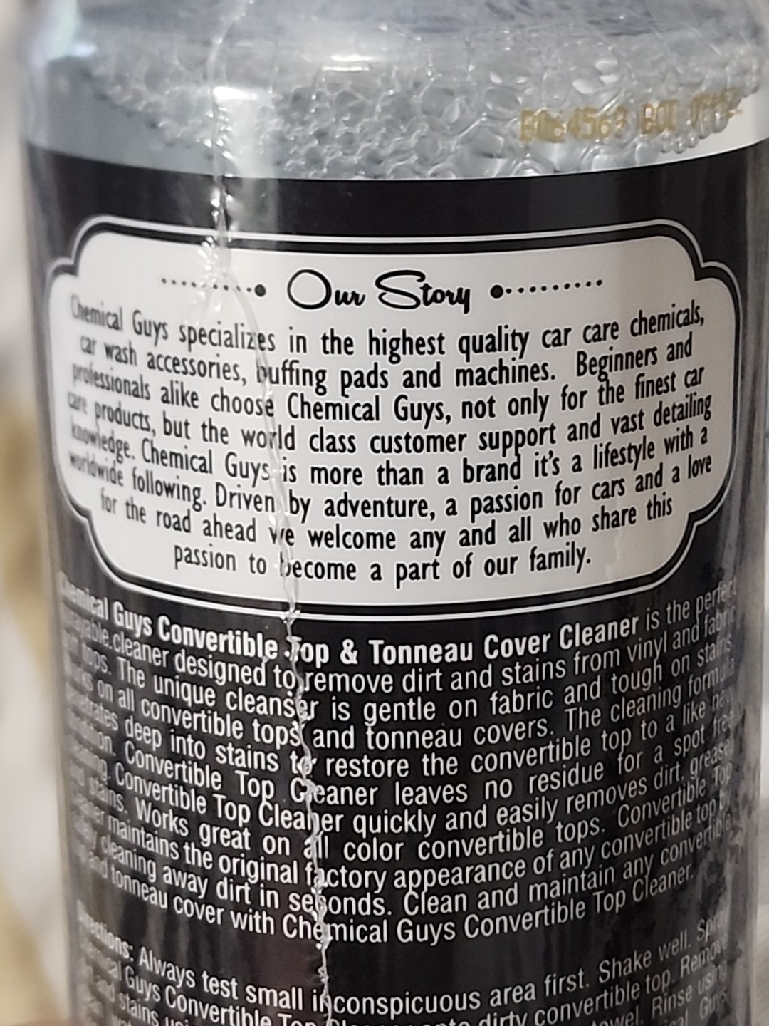 Chemical Guys Ultimate Cleaner Convertible Tops & Tonneau Cover 16 Oz (T143)