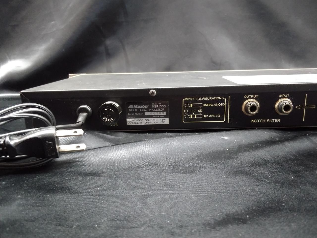 MAXON MSP-1000 Analog Compressor EQ Multi Processor Rare