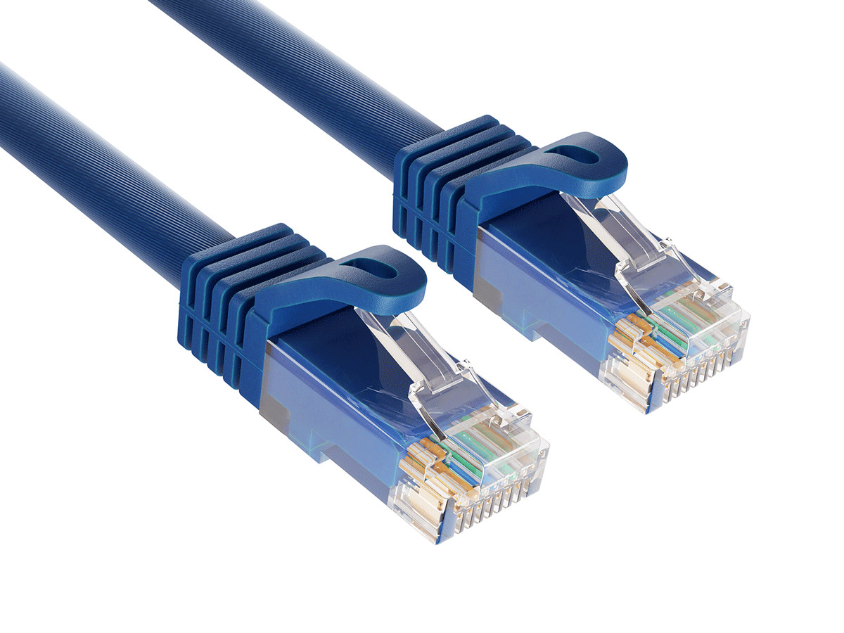 4ft Cat6a Ethernet Cable 10Gbps Snagless RJ45 for Gaming PS5 PC Router, Blue
