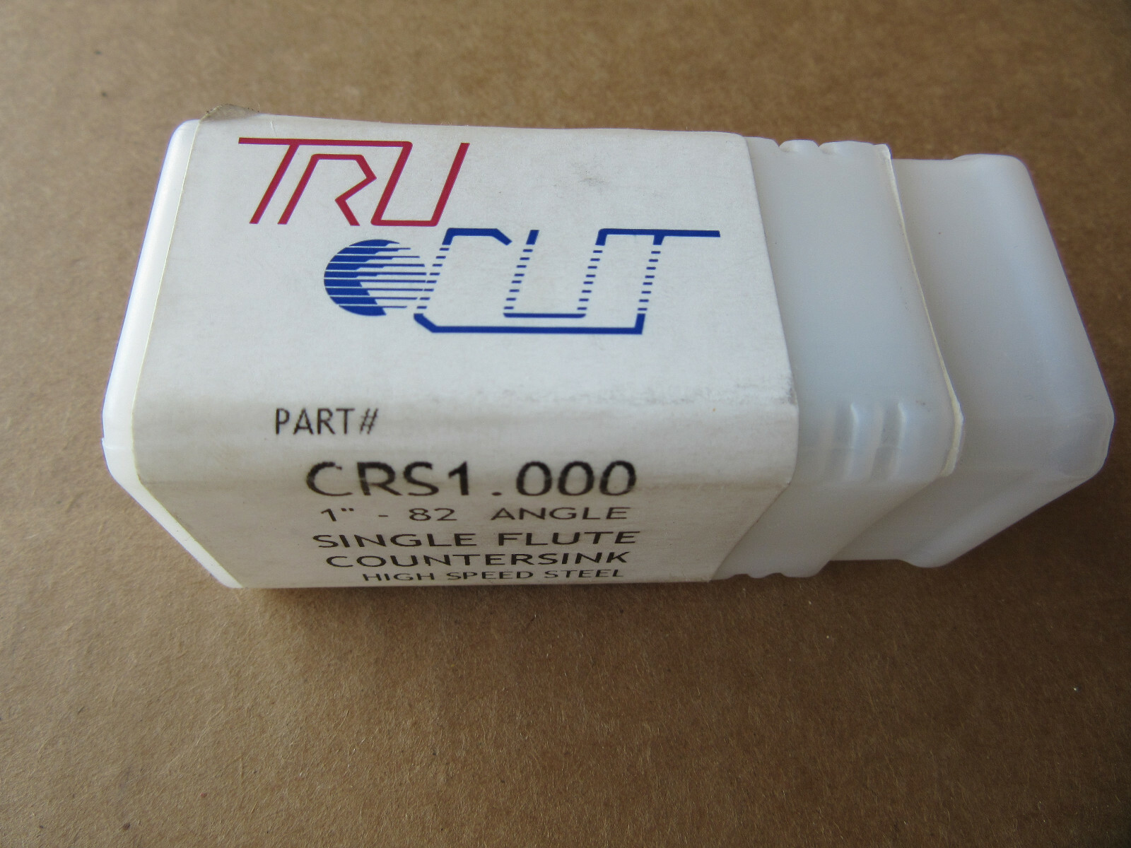 Tru Cut CRS1.000 Single Flute Countersink HS 1" X 1/2" X 82* NEW!! Free Shipping