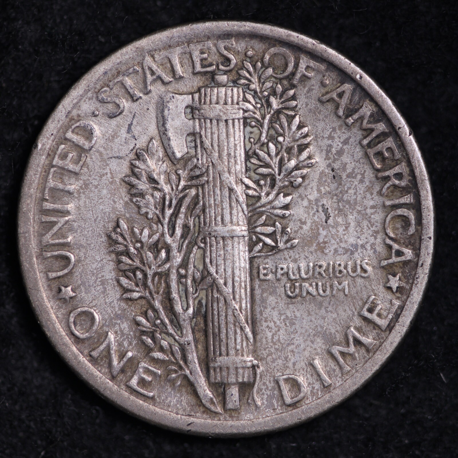 1918 Mercury Dime CHOICE AU Doubled Date E831 WER
