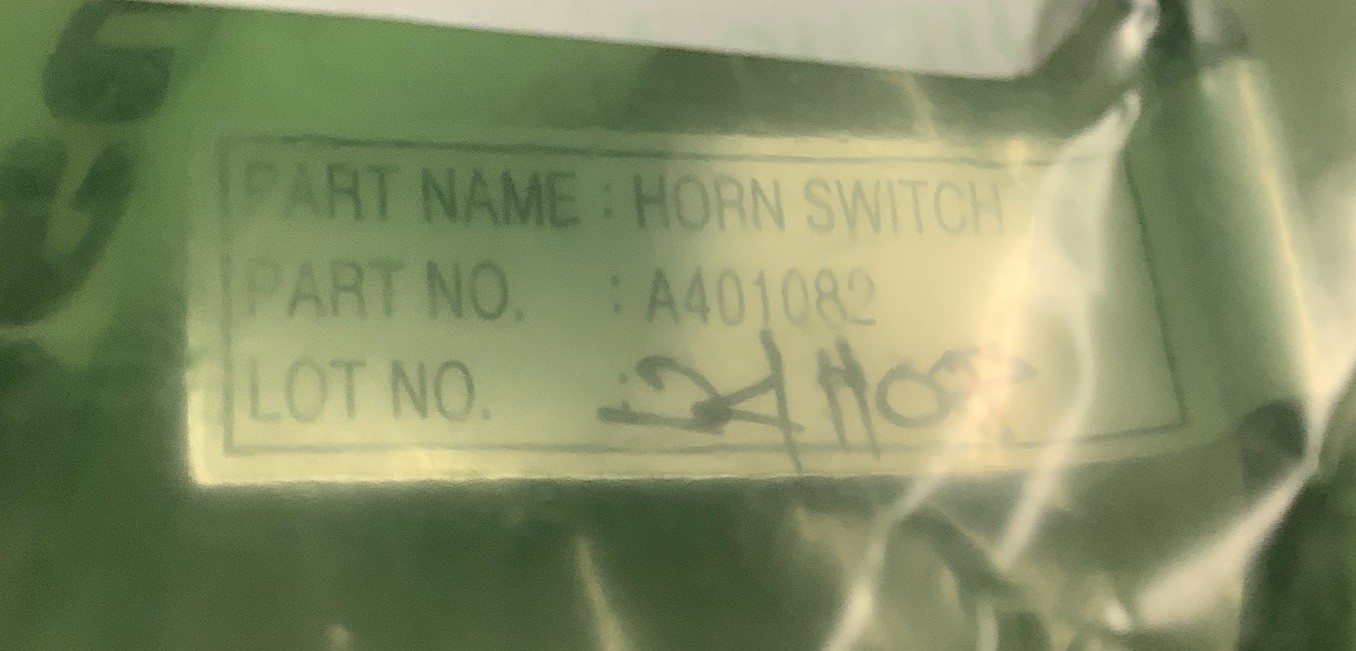 Doosan Bobcat Horn Switch A401082 (b552)