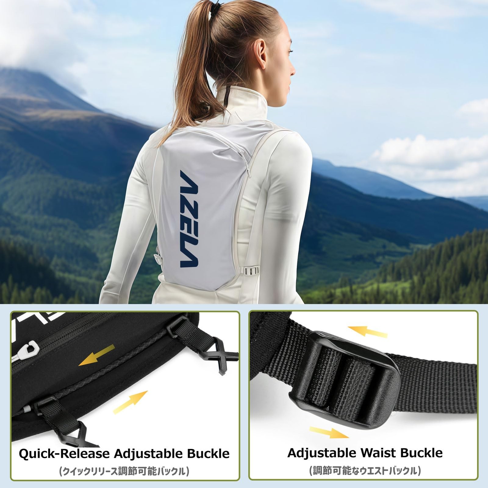 Hydration Pack Backpack 7L for Running, Cycling, Hiking, Climbing, Camping
