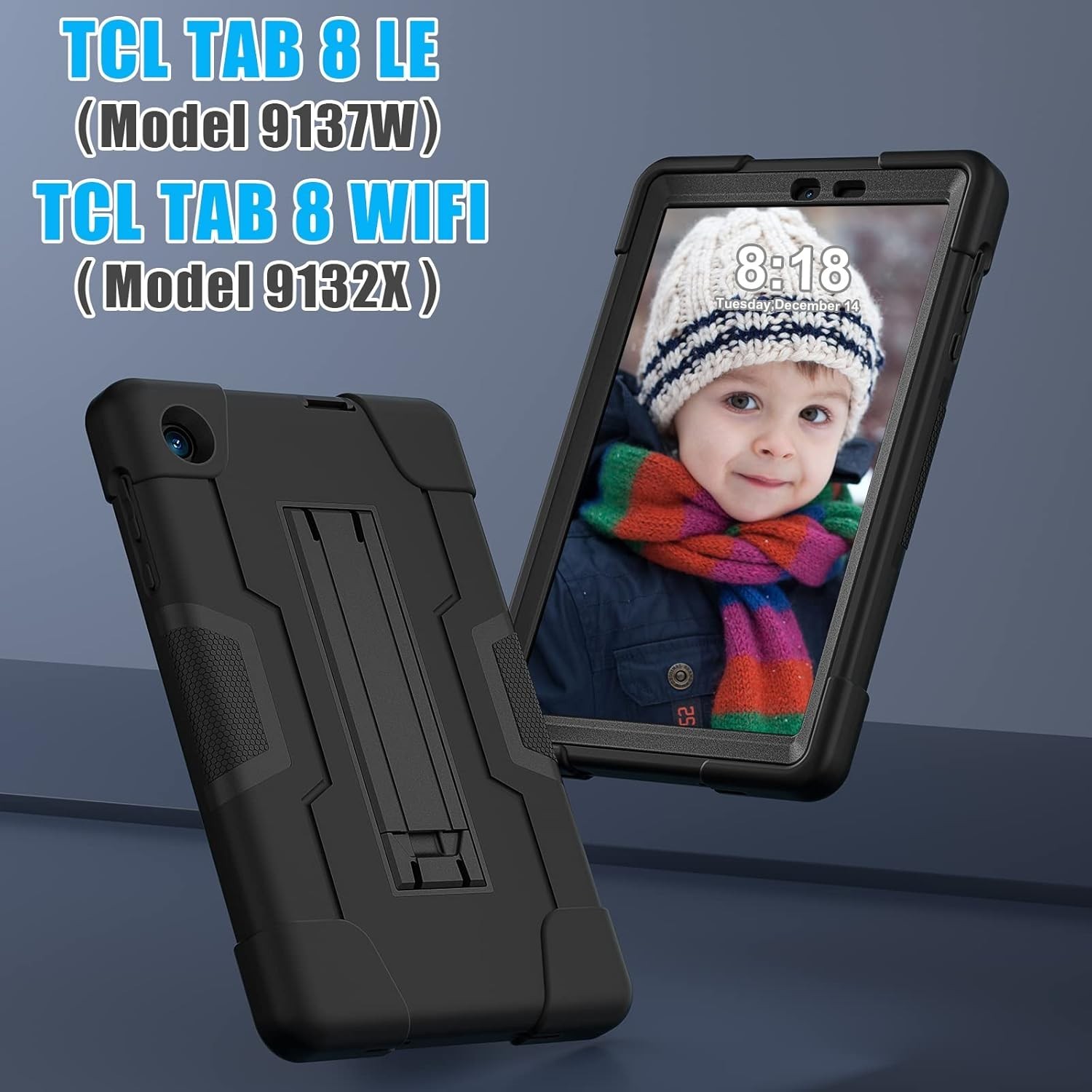 Case For TCL TAB 8 LE 8 inch Tablet Shockproof EVA Foam Cover + Screen Protector