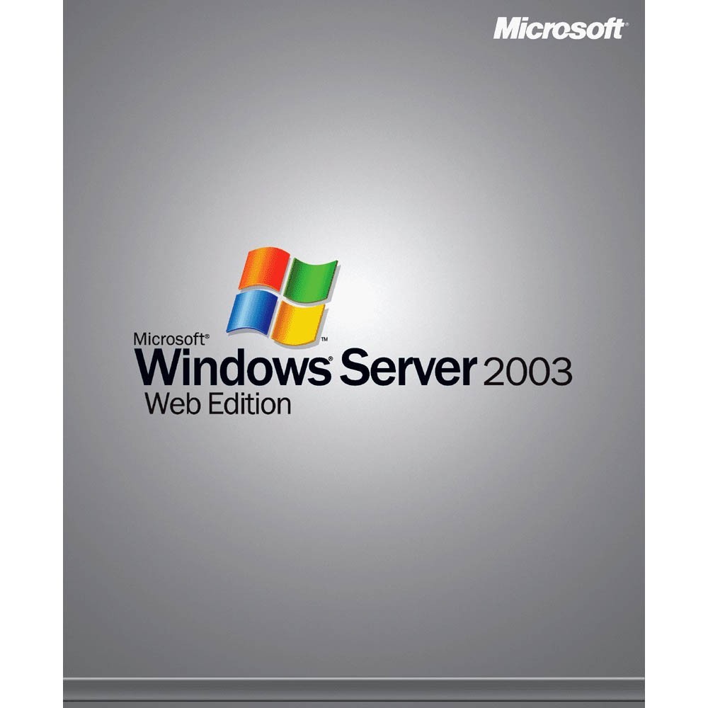 Windows Server 2003 Web Edition Install CD w/ 3 Keys License for 3 PCs