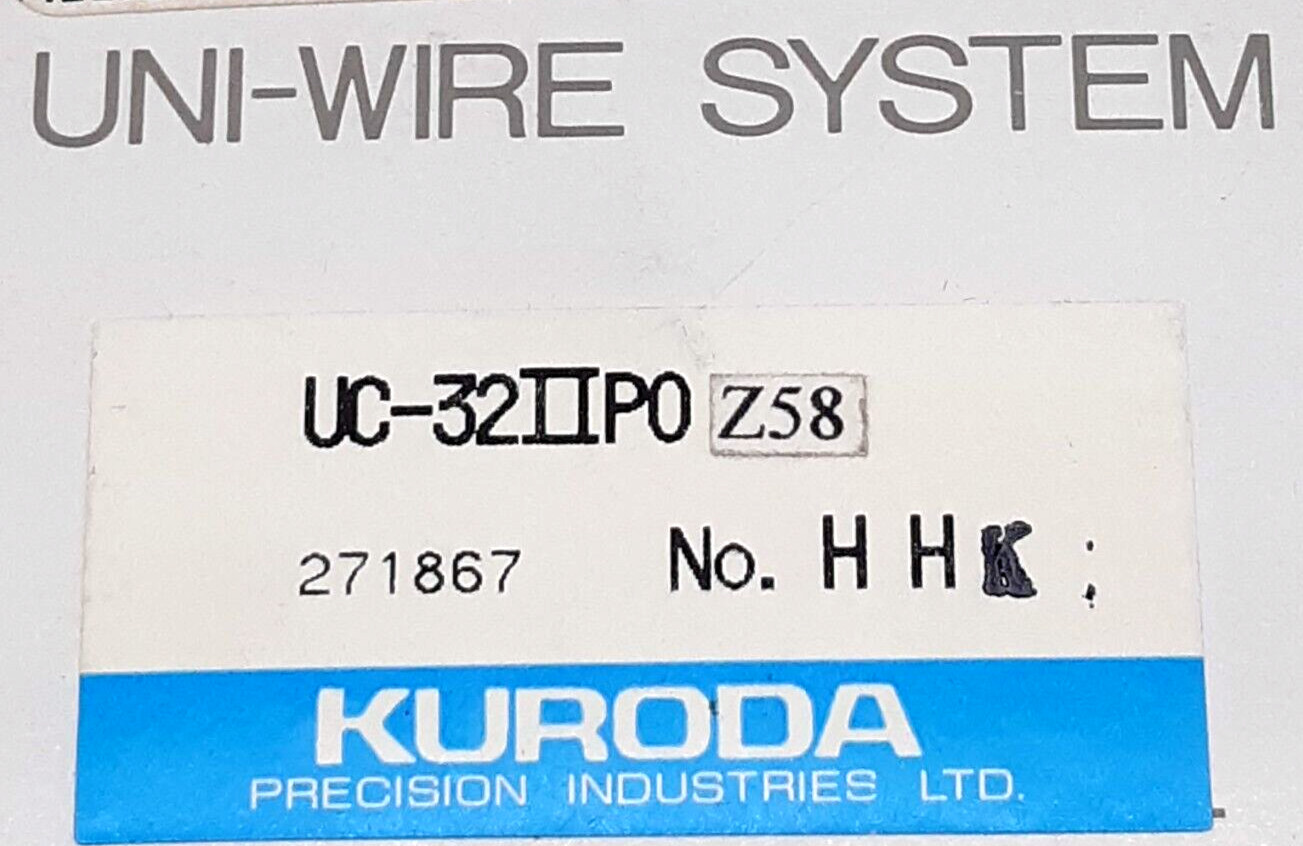Kuroda UC-32IIP0 Z58 Digital Interface