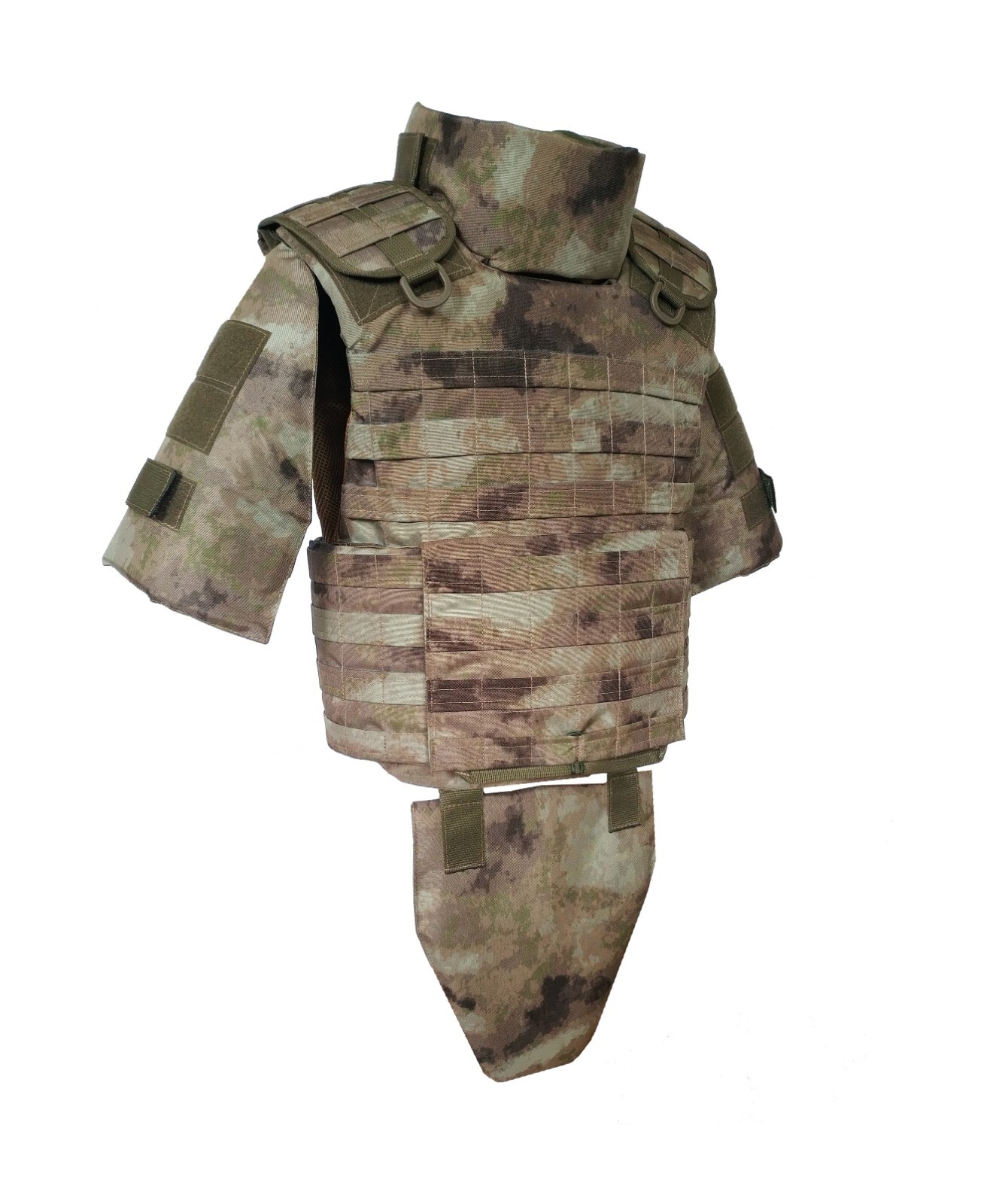 Tactical Plate Carrier Vest ATACS-AU Size L MOLLE Empty Modular System Shark