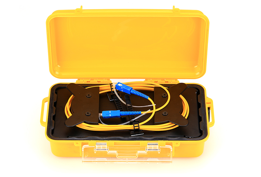 Fiber Optic OTDR Launch Cable Box, Singlemode 150m SC/UPC – SC/UPC - 718356