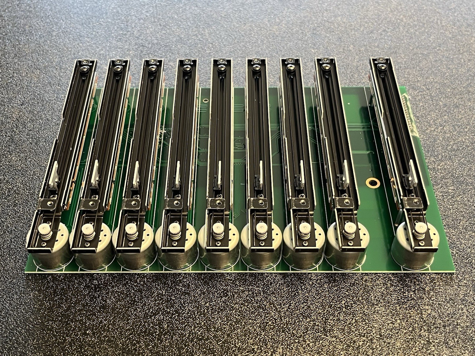 Tascam US-2400 Replacement 9-Fader PCB Board E901846-00A - Genuine TEAC Pull
