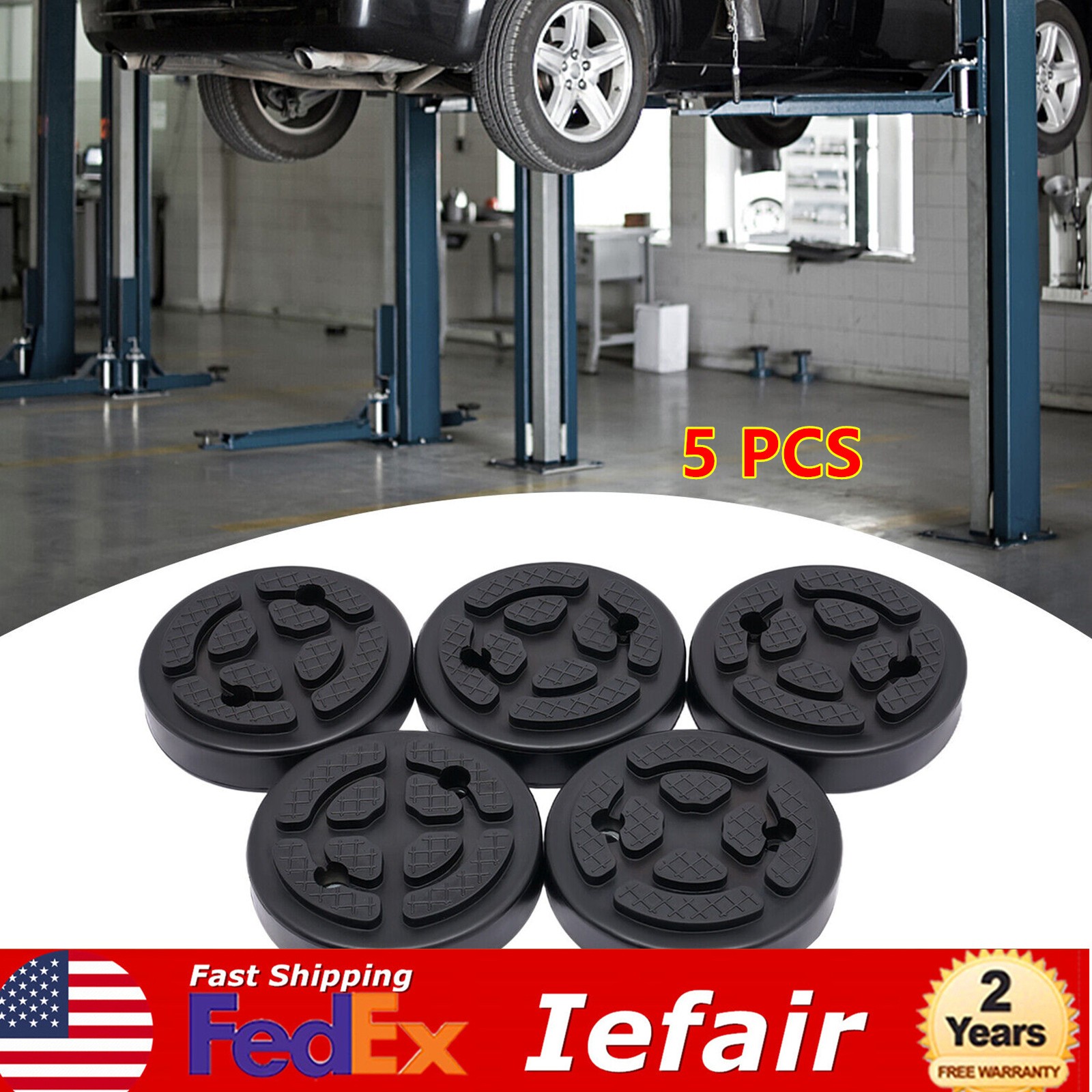 5pcs Set Rubber Lift Arm Pads For 2-Post Auto Truck Hoist Lift Pad For Auto Lift