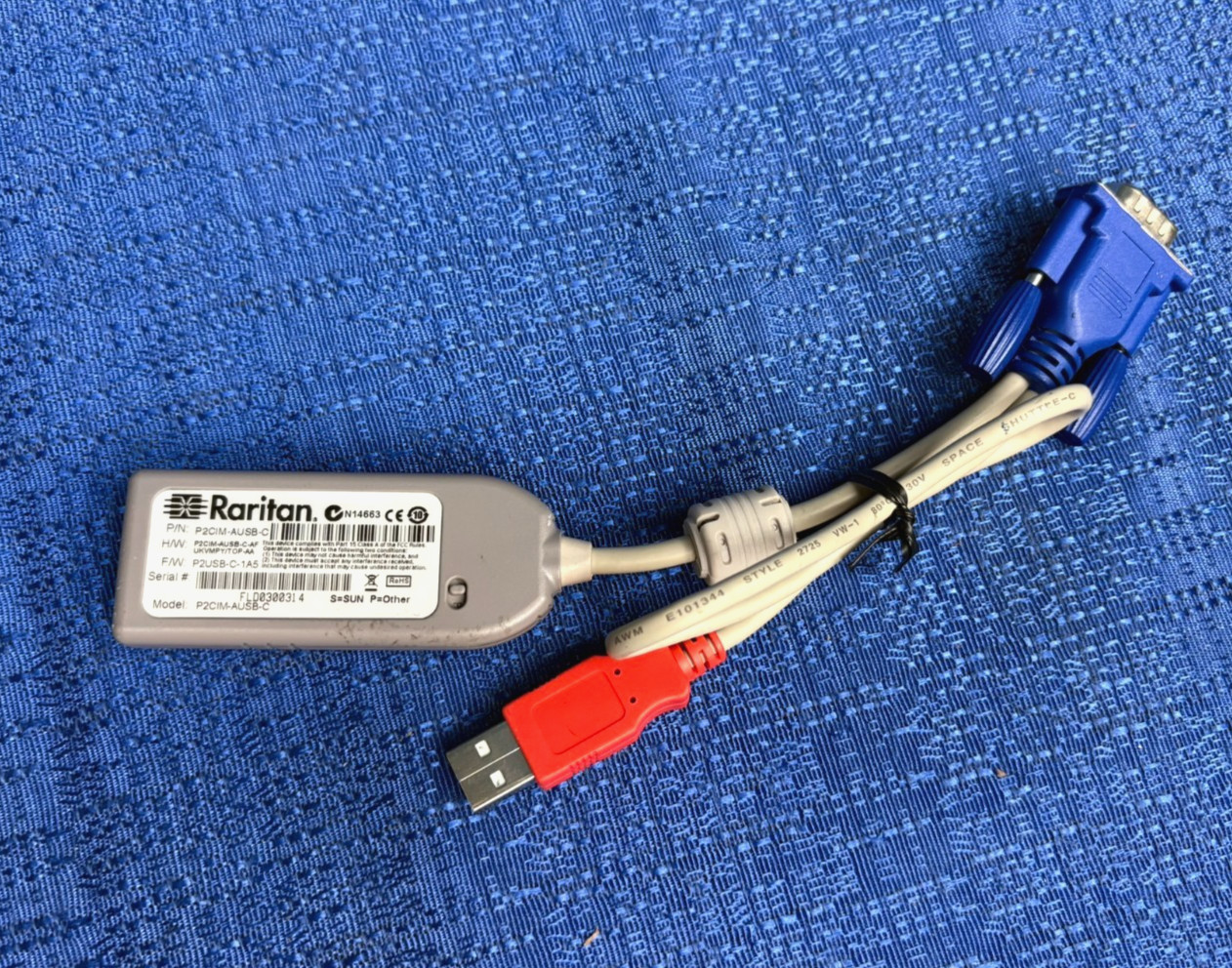 Raritan P2CIM-AUSB-C KVM USB Serial VGA Cable