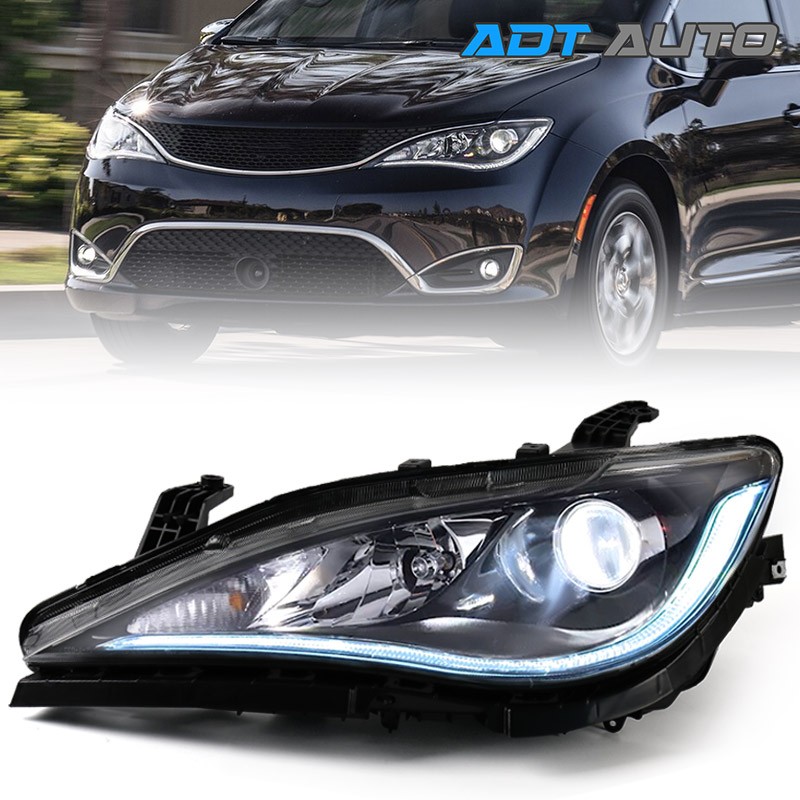 For Chrysler Pacifica 2017-2020 Halogen Headlight w/ Quad Lamp Left Driver LH