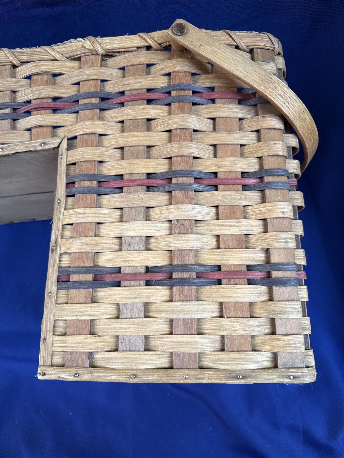 Handmade Woven Step Basket -N&S Baskets | Rustic Craft Decor