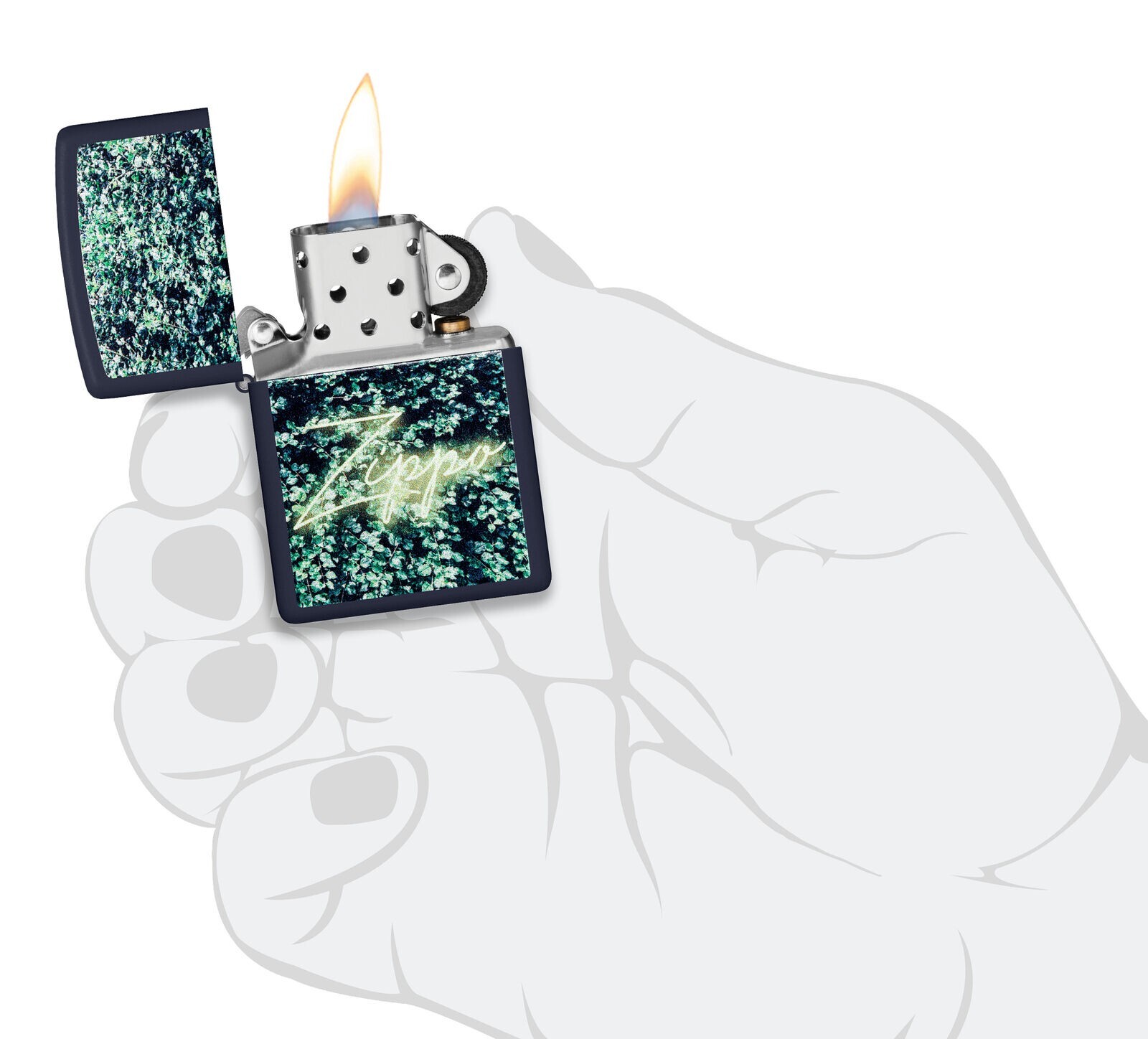 Zippo Design Navy Matte 48721