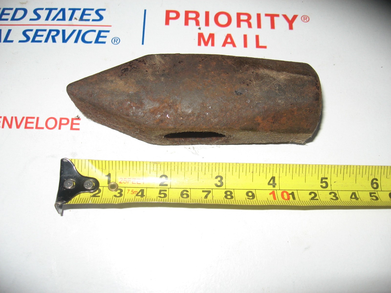 OLD 2 POUND HAMMER WITH TAPERED END