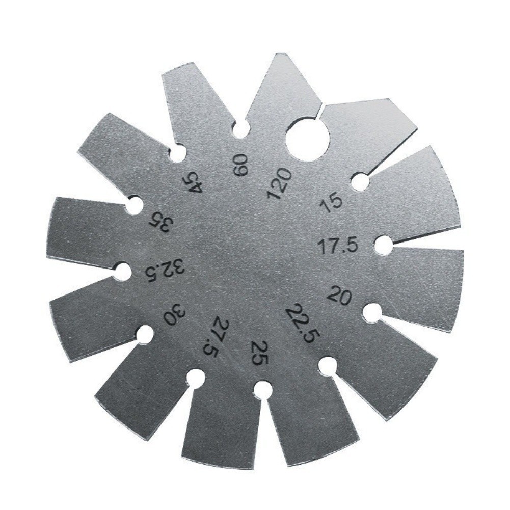 Portable Stainless Steel Bevel Gauge Measuring Tool with 12 Common Angles