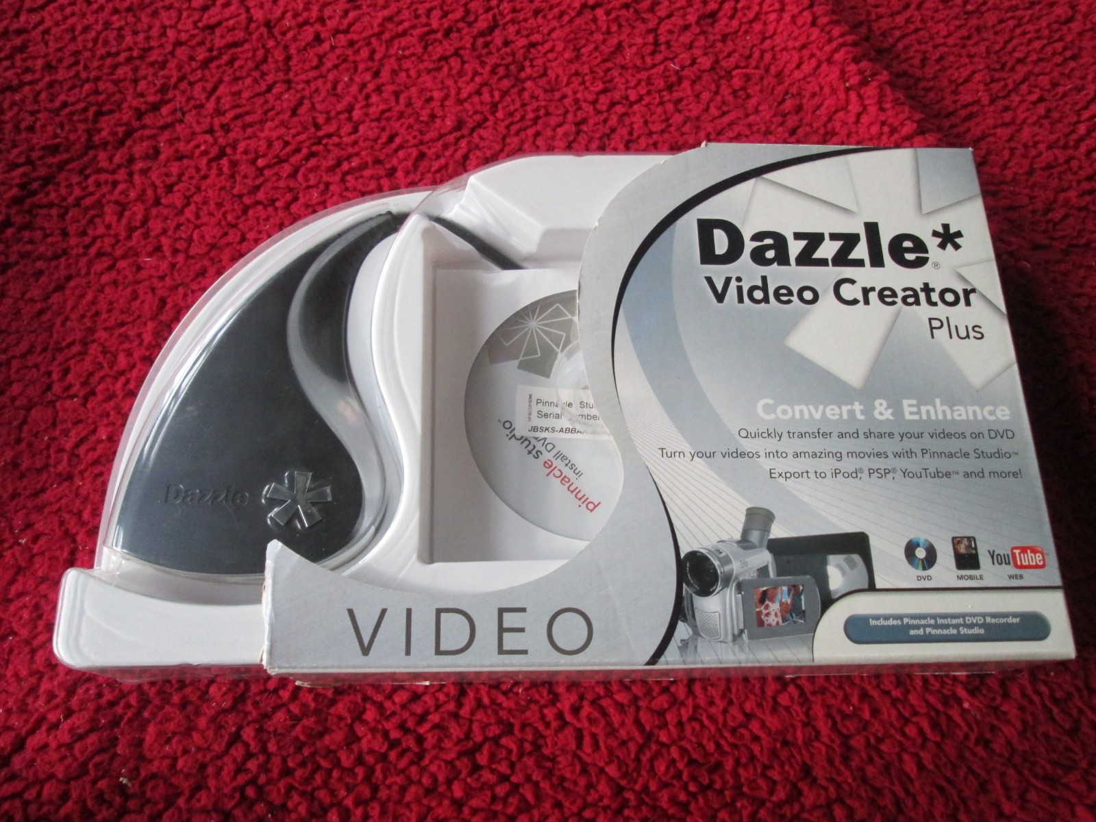 Dazzle Video Creator Plus Convert & Enhance DVD Pinnacle Studio Software