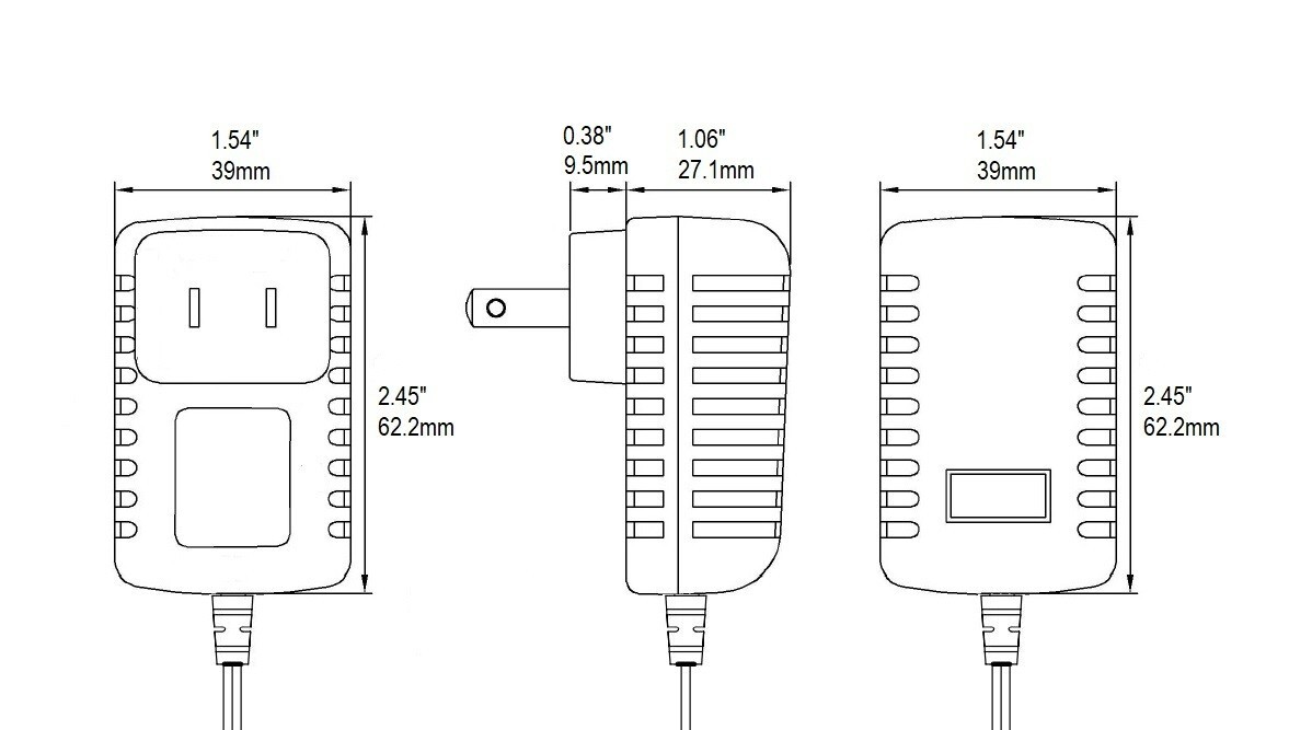 2 x AAA Battery Replacement Eliminator Kit for Electronic Devices
