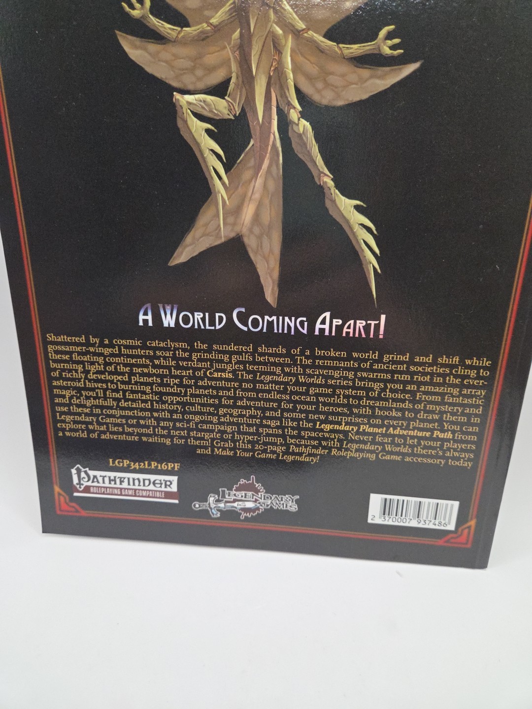 Legendary Planet - Worlds: CARSIS Pathfinder Compatible RPG Accesory Near Mint