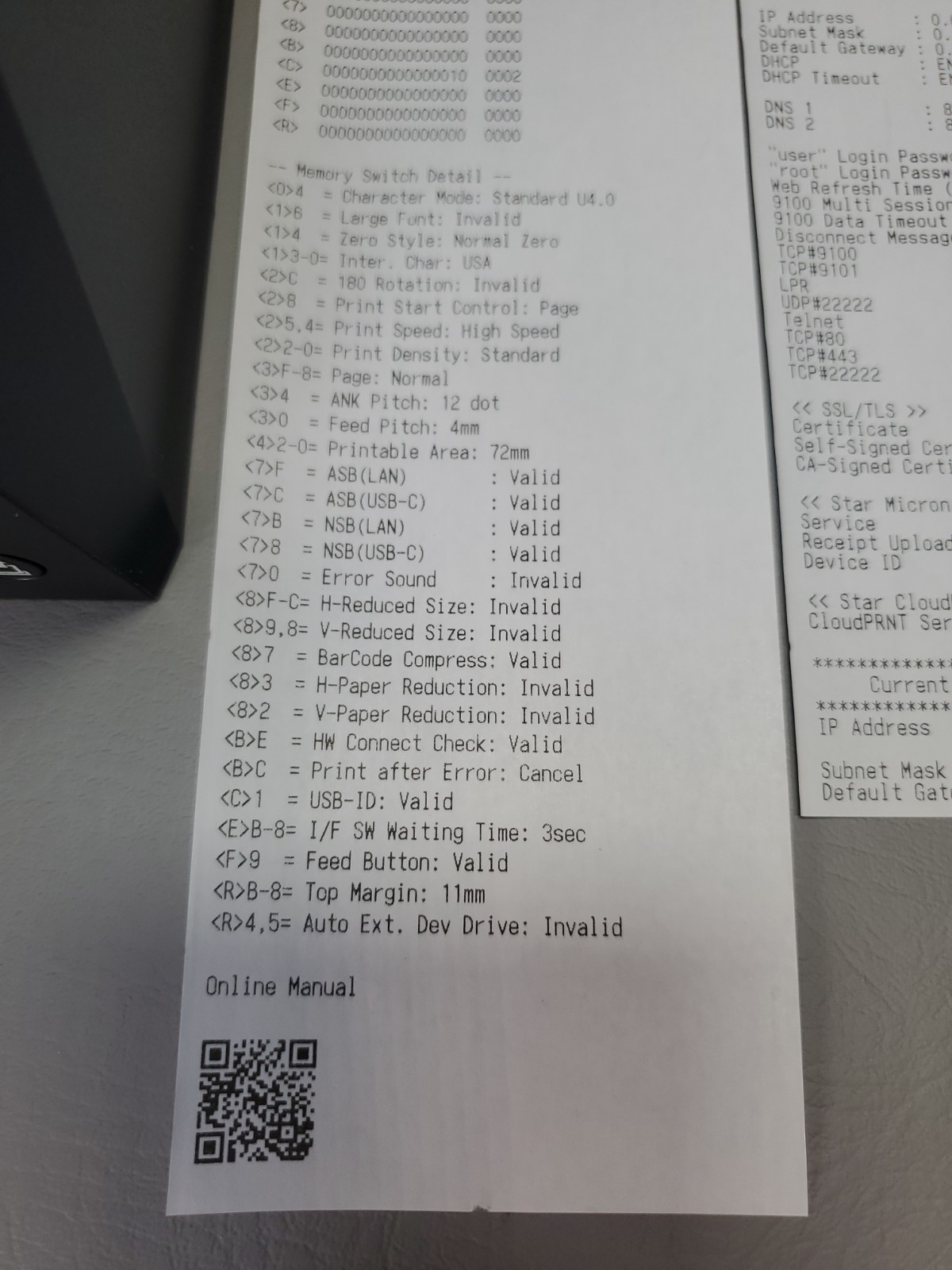Star Micronics - TSP143IV-UE Thermal POS Receipt Printer - Excellent Condition