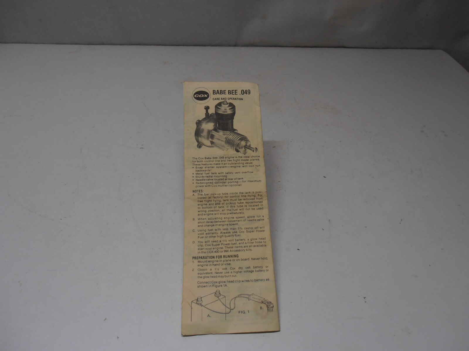 Original Babe 049 Manual