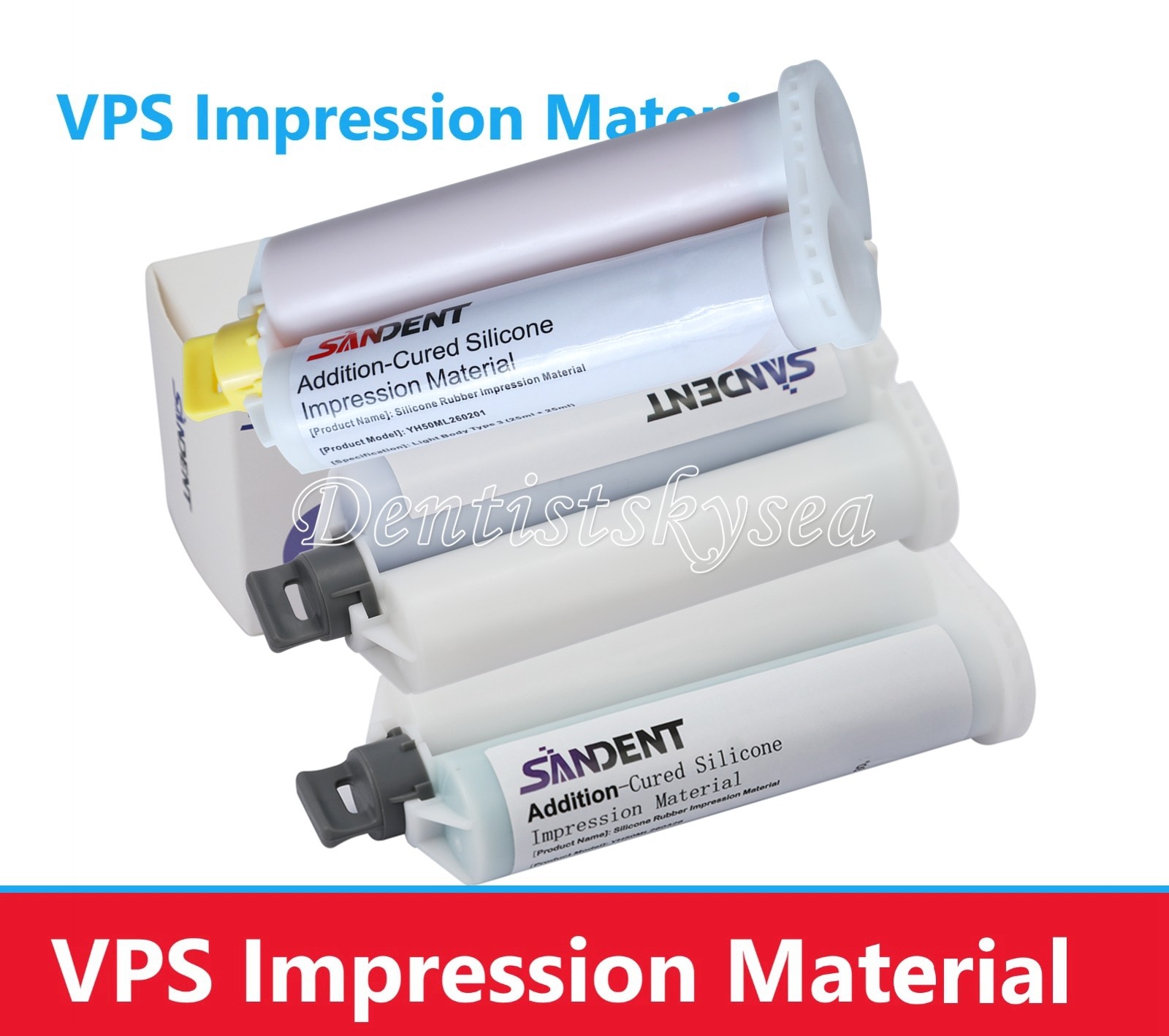 MEDIUM HEAVY LIGHT Material REGULAR SET Dental VPS Impression 50ml Cartridge USA