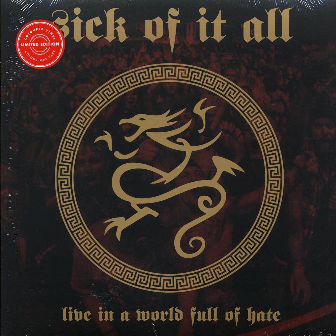 Sick Of It All - Live In A World Full Of Hate (clear vinyl) [New Vinyl LP]
